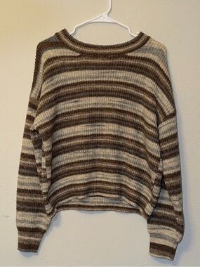 A.N.A A New Approach Striped Knit Sweater